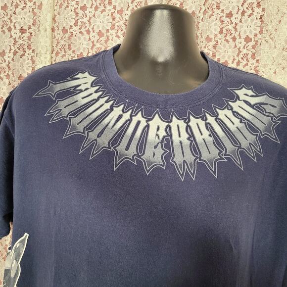 Gildan Blue Thunderbirds US Airforce jet graphic logo t-shirt size large - Picture 5 of 8